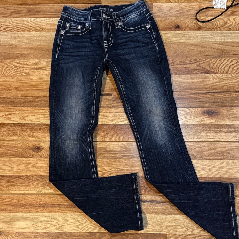 Miss Me Dark Wash Skinny Jeans